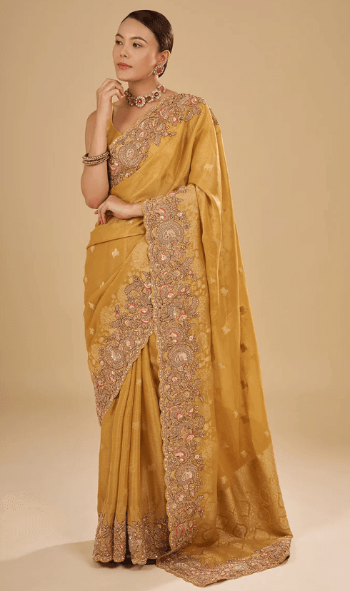Gold Saree